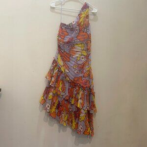 Ungaro Lana Asymmetrical Midi Dress